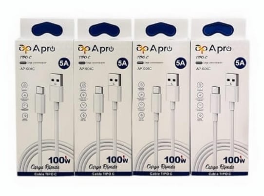 Cable APRO iPhone USB 5A Carga Rápida